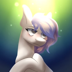 Size: 2048x2048 | Tagged: safe, artist:neonbugzz, oc, oc only, oc:yana, earth pony, pony, abstract background, cute, eyelashes, female, high res, mare, solo