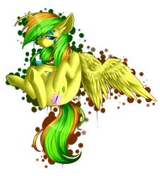 Size: 2332x2571 | Tagged: safe, artist:mediasmile666, oc, oc only, pegasus, pony, feather, female, high res, jewelry, mare, pendant, simple background, solo, transparent background, underhoof