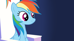 Size: 1920x1080 | Tagged: safe, artist:kazamacat, rainbow dash, pegasus, pony, fanfic:the master mev, g4, fanfic art, female, show accurate, sitting, smiling, solo, throne