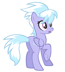 Size: 1873x2069 | Tagged: safe, artist:vanillecream, cloudchaser, pegasus, pony, g4, butt, cute, cutechaser, female, mare, open mouth, plot, raised hoof, simple background, solo, transparent background, vector