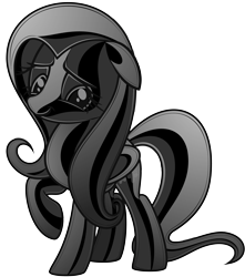 Size: 5168x5858 | Tagged: safe, artist:severity-gray, fluttershy, latex pony, original species, pegasus, pony, rubber pony, g4, bondage, doll, dollified, encased, encasement, female, floppy ears, glossy, hooves, inanimate tf, latex, latex suit, latexified, rubber, rubber suit, shiny, simple background, smiling, solo, squeaky, tight clothing, toy, transformation, transparent background, trapped, wings