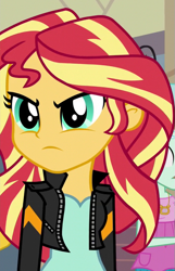 Size: 447x694 | Tagged: safe, screencap, lyra heartstrings, sunset shimmer, equestria girls, g4, my little pony equestria girls: friendship games, angry, cropped, friendship games outfit