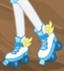Size: 300x333 | Tagged: safe, screencap, rarity, equestria girls, g4, my little pony equestria girls: friendship games, blurry, cropped, legs, pictures of legs, roller skates