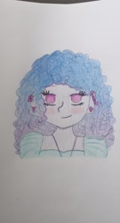 Size: 1102x2048 | Tagged: safe, artist:sunpieism, izzy moonbow, human, g5, humanized, traditional art