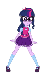 Size: 1778x2514 | Tagged: safe, artist:gmaplay, sci-twi, twilight sparkle, dance magic, equestria girls, spoiler:eqg specials, clothes, cute, glasses, sci-twi outfits, shoes, socks, solo, twiabetes