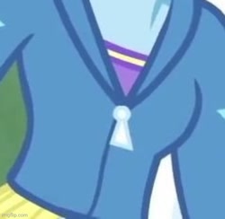 Size: 506x493 | Tagged: safe, screencap, trixie, equestria girls, equestria girls specials, g4, my little pony equestria girls: better together, my little pony equestria girls: forgotten friendship, boobshot, cropped, pictures of chests