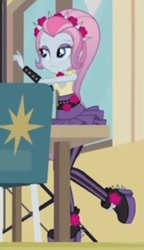 Size: 168x291 | Tagged: safe, screencap, violet blurr, equestria girls, g4, photo finished, cropped, solo