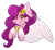 Size: 2448x2232 | Tagged: safe, artist:tizhonolulu, pipp petals, pegasus, pony, g5, adorapipp, bust, cellphone, chest fluff, colored pupils, crown, cute, ear fluff, eye clipping through hair, female, flapper, gem, high res, holding, hoof hold, jewelry, looking at you, mare, phone, red eyes, red-eyed pipp, regalia, signature, simple background, smartphone, smiling, smiling at you, solo, spread wings, transparent background, unshorn fetlocks, wings