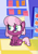 Size: 446x644 | Tagged: safe, screencap, cheerilee, earth pony, pony, g4.5, my little pony: pony life, one last wish, cropped, female, sitting, solo, teeth