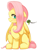 Size: 1976x2658 | Tagged: safe, artist:maren, edit, fluttershy, pegasus, pony, g4, blushing, broccoli, cute, food, shyabetes, simple background, white background