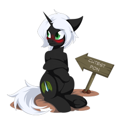 Size: 3000x3000 | Tagged: safe, artist:willoillo, oc, oc only, oc:nethlarion, pony, unicorn, high res, horn, male, sign, simple background, solo, stallion, transparent background, unicorn oc