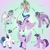 Size: 4000x4000 | Tagged: safe, artist:incendiarymoth, shining armor, spike, twilight sparkle, alicorn, dracony, dragon, hybrid, pony, unicorn, g4, absurd resolution, ambiguous gender, draconicorn, female, fusion, fusion diagram, hexafusion, male, twilight sparkle (alicorn)