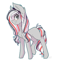 Size: 4393x4092 | Tagged: safe, artist:cookietasticx3, oc, oc only, earth pony, pony, chest fluff, ear fluff, earth pony oc, smiling, solo