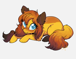 Size: 1010x784 | Tagged: safe, artist:leijar, earth pony, pony, blushing, collar, looking at you, smiling, solo