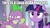 Size: 888x499 | Tagged: safe, edit, edited screencap, editor:megalobronia, screencap, spike, twilight sparkle, alicorn, dragon, pony, g4, season 9, uprooted, gritted teeth, prehibernation week, spongebob squarepants, this is a load of barnacles, twilight sparkle (alicorn), whispering, winged spike, wings