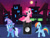 Size: 968x727 | Tagged: safe, artist:joelleart13, pinkie pie, rainbow dash, trixie, earth pony, pegasus, pony, unicorn, g4, crossover, female, friday night funkin', mare, trio