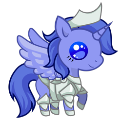 Size: 2504x2496 | Tagged: safe, artist:andrevus, oc, oc only, oc:wandering moonbeam, alicorn, pony, alicorn oc, armor, high res, horn, jewelry, necklace, pony vs pony, simple background, solo, tiara, transparent background, wings