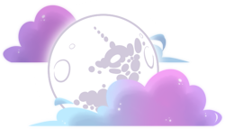 Size: 591x337 | Tagged: safe, artist:pandemiamichi, g4, cloud, cutie mark, mare in the moon, moon, no pony, simple background, transparent background