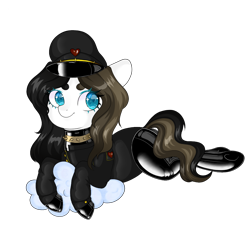 Size: 1000x1000 | Tagged: safe, artist:veincchi, oc, oc only, oc:chocolate fudge, earth pony, pony, choker, clothes, collar, cute, latex, latex suit, simple background, solo, spiked choker, transparent background