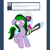 Size: 2854x2855 | Tagged: safe, artist:wenni, photo finish, oc, oc:emerald may, pegasus, pony, picture perfect pony, series:pony re-watch, g4, green isn't your color, female, high res, jananimations, mare, pegasus oc, tumblr, uncomfortable