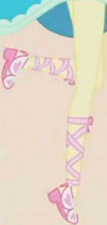 Size: 1920x4029 | Tagged: safe, screencap, fluttershy, equestria girls, g4, my little pony equestria girls: better together, so much more to me, cropped, female, legs, pictures of legs, sandals, solo