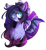 Size: 2348x2555 | Tagged: safe, artist:mediasmile666, oc, oc only, bat pony, pony, abstract background, bat pony oc, bust, chest fluff, female, glowing eyes, high res, mare, solo