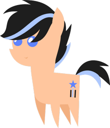 Size: 454x529 | Tagged: safe, artist:pegasski, oc, oc only, oc:jettison, earth pony, pony, earth pony oc, pointy ponies, simple background, solo, transparent background