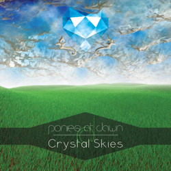 Size: 893x893 | Tagged: safe, artist:arofire, ponies at dawn, album cover, crystal heart, grass, no pony, sky