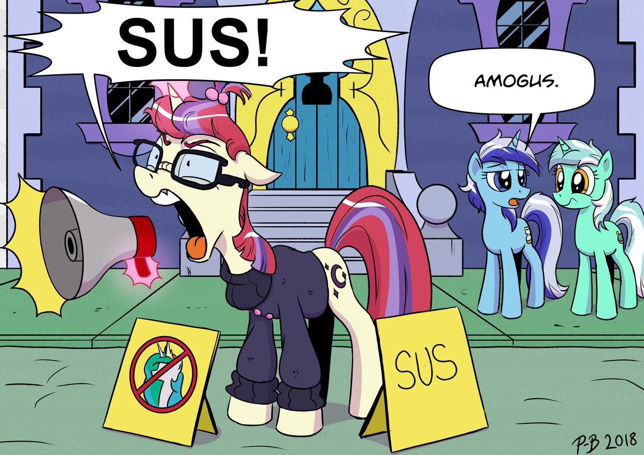 Equestria Daily - MLP Stuff!: Short Animation: Red Sus Amogus