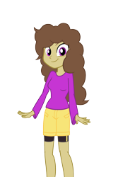 Size: 1000x1500 | Tagged: safe, artist:lightning_musicwave_safe, oc, oc only, oc:moon pearl, equestria girls, g4, clothes, cute, looking at you, smiling, smiling at you, solo