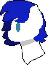 Size: 300x405 | Tagged: safe, artist:switcharoo, oc, oc only, oc:switcharoo, pony, bust, pixel art, simple background, solo, white background