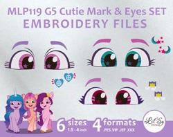 Size: 794x628 | Tagged: safe, izzy moonbow, pipp petals, sunny starscout, earth pony, pegasus, pony, unicorn, g5, spoiler:g5, eye, eyes, female, red eyes, red-eyed pipp