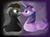 Size: 1890x1417 | Tagged: safe, artist:valery-communist, twilight sparkle, oc, alicorn, earth pony, pony, g4, boop, canon x oc, floppy ears, noseboop, twilight sparkle (alicorn)