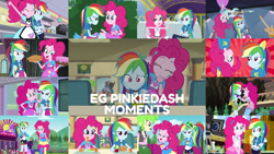 Size: 1280x721 | Tagged: safe, edit, edited screencap, editor:quoterific, screencap, pinkie pie, rainbow dash, ringo, scootaloo, sweetie belle, accountibilibuddies, best trends forever, equestria girls, equestria girls (movie), equestria girls series, friendship games, guitar centered, legend of everfree, mirror magic, pinkie on the one, pinkie pie: snack psychic, pinkie spy (short), rainbow rocks, road trippin, sunset's backstage pass!, spoiler:eqg series (season 2), spoiler:eqg specials, angry, apple, bass guitar, blue eyes, blue skin, carrot, cartoon physics, cheering, clothes, compression shorts, confident, crossed arms, cute, cutie mark, cutie mark on clothes, dashabetes, diapinkes, dress, electric guitar, eyes closed, female, food, fork, geode of sugar bombs, geode of super speed, girly girl, guitar, hand on hip, happy, helping twilight win the crown, hoodie, in which pinkie pie forgets how to gravity, indoors, jewelry, juice, juice box, lesbian, magical geodes, multicolored hair, music festival outfit, musical instrument, necklace, orange, outdoors, pink hair, pink skin, pinkie being pinkie, pinkie physics, pinkiedash, ponytail, purple eyes, rainbow hair, sandwich, shipping, shorts, shorts under skirt, skirt, smiling, sniffing, spoon, tanktop, thumbs up, tights, tomboy, tray, wristband