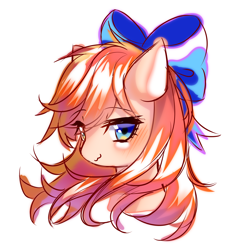 Size: 2000x2000 | Tagged: safe, artist:alus, oc, oc only, oc:火云skyfire, pegasus, pony, cute, eye clipping through hair, female, fluffy, high res, looking at you, mare, ocbetes, pegasus oc, simple background, sketch, smiling, smiling at you, solo
