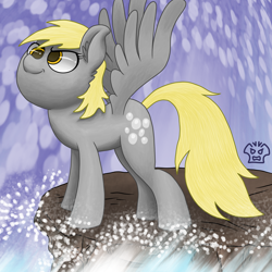 Size: 5000x5000 | Tagged: safe, artist:a-jaller, derpy hooves, pegasus, pony, g4, solo