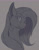 Size: 1600x2033 | Tagged: safe, artist:tenebrisnoctus, fluttershy, pegasus, pony, g4, bust, female, gray background, grayscale, mare, monochrome, simple background, solo