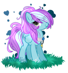 Size: 2366x2534 | Tagged: safe, artist:mediasmile666, oc, oc only, pegasus, pony, female, high res, mare, ponytail, solo, standing