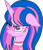 Size: 576x675 | Tagged: safe, artist:muhammad yunus, oc, oc only, oc:hsu amity, alicorn, pony, g4, angry, base used, clothes, female, floppy ears, glasses, mare, not twilight sparkle, simple background, solo, transparent background, unamused, vector