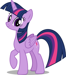 Size: 7041x8000 | Tagged: safe, artist:fruft, twilight sparkle, alicorn, pony, g4, absurd resolution, female, mare, raised hoof, simple background, solo, transparent background, twilight sparkle (alicorn), vector