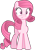 Size: 1141x1643 | Tagged: safe, artist:muhammad yunus, oc, oc only, oc:annisa trihapsari, earth pony, pony, g4, base used, earth pony oc, female, mare, not rarity, pink body, pink hair, simple background, solo, transparent background, vector, wat, wide eyes