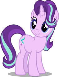 Size: 6088x8000 | Tagged: safe, artist:fruft, starlight glimmer, pony, unicorn, celestial advice, g4, absurd resolution, cute, female, glimmerbetes, mare, simple background, smiling, solo, transparent background, vector