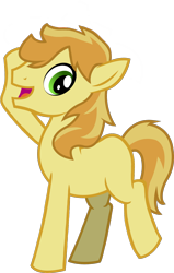 Size: 1170x1838 | Tagged: safe, artist:outlawedtofu, edit, vector edit, braeburn, earth pony, pony, g4, male, missing cutie mark, simple background, solo, stallion, transparent background, vector
