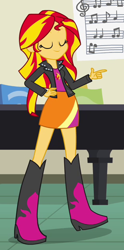 Size: 316x639 | Tagged: safe, screencap, sunset shimmer, equestria girls, g4, my little pony equestria girls: rainbow rocks, cropped, solo