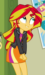 Size: 310x511 | Tagged: safe, screencap, sunset shimmer, equestria girls, g4, my little pony equestria girls: rainbow rocks, cropped, solo