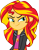 Size: 3000x3845 | Tagged: safe, artist:cloudy glow, sunset shimmer, equestria girls, g4, my little pony equestria girls, clothes, cutie mark, cutie mark on clothes, female, high res, jacket, simple background, skirt, solo, transparent background, vector