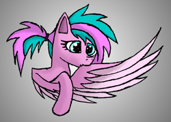Size: 3311x2365 | Tagged: safe, artist:duskendraws, derpibooru exclusive, oc, oc only, oc:verran, pegasus, pony, grooming, heart eyes, high res, male, preening, simple background, simple shading, solo, trap, wingding eyes