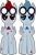 Size: 2643x4000 | Tagged: safe, artist:lt-fleur, oc, oc only, pegasus, pony, robot, robot pony, fanfic:rainbow factory, blood, brothers, colt, creepypasta, duo, duo male, fanfic art, goggles, male, red and blue, siblings, simple background, transparent background, twins, vector