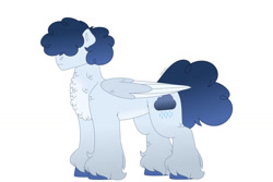 Size: 1280x854 | Tagged: safe, artist:itstechtock, oc, oc only, oc:flash flood, pegasus, pony, male, offspring, parent:high winds, parent:sunny delivery, simple background, solo, stallion, white background