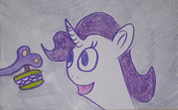 Size: 1280x795 | Tagged: safe, artist:dex stewart, rarity, pony, unicorn, g4, solo, traditional art